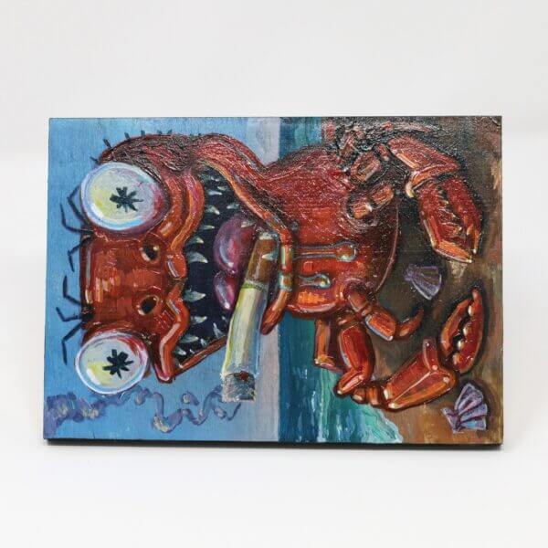 Smoker Crab Painting By Matt Godwin