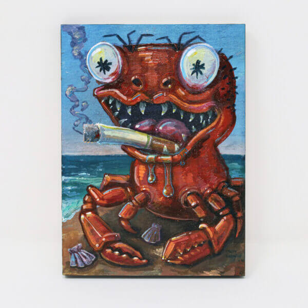 Smoker Crab Painting By Matt Godwin