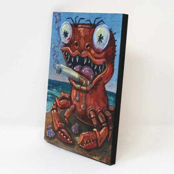 Smoker Crab Painting By Matt Godwin