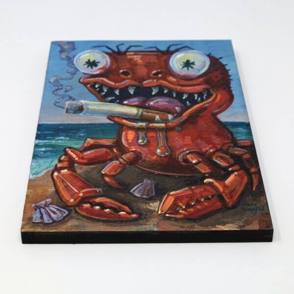 Smoker Crab Painting By Matt Godwin