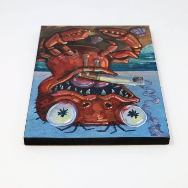 Smoker Crab Painting By Matt Godwin