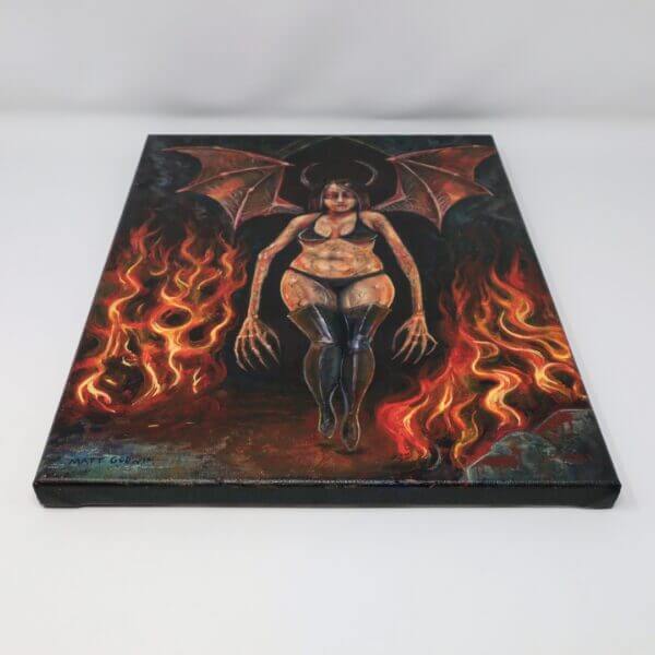 Succubus Painting By Matt Godwin