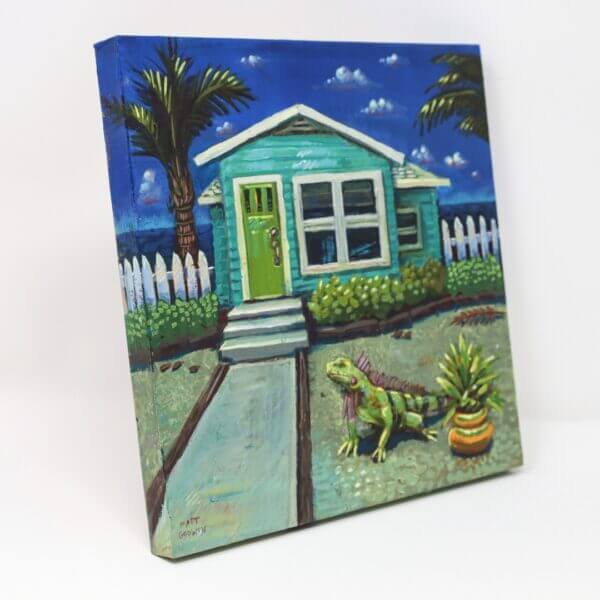 Florida Beach House Painting By Matt Godwin