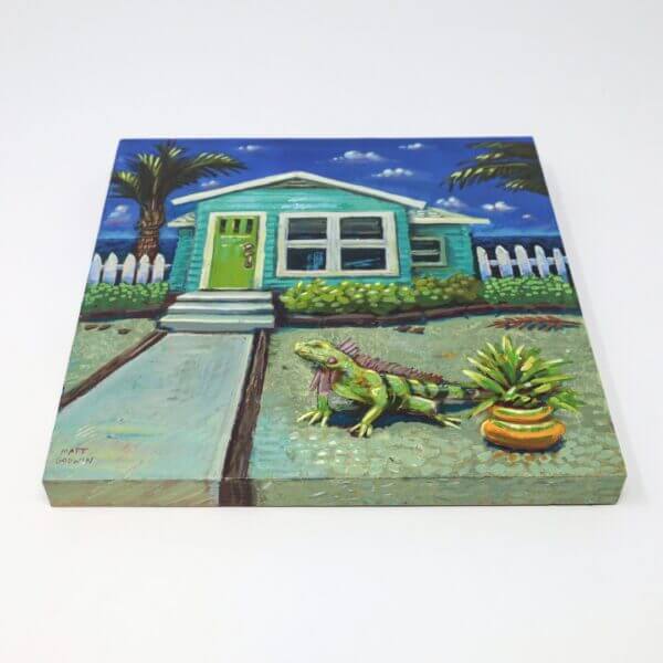 Florida Beach House Painting By Matt Godwin