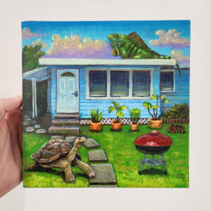 Florida House, 8"x8"