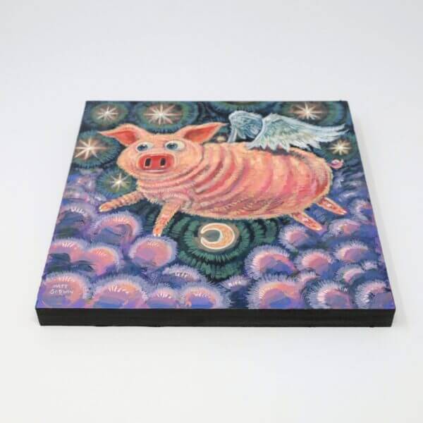 Flying Pig Painting By Matt Godwin