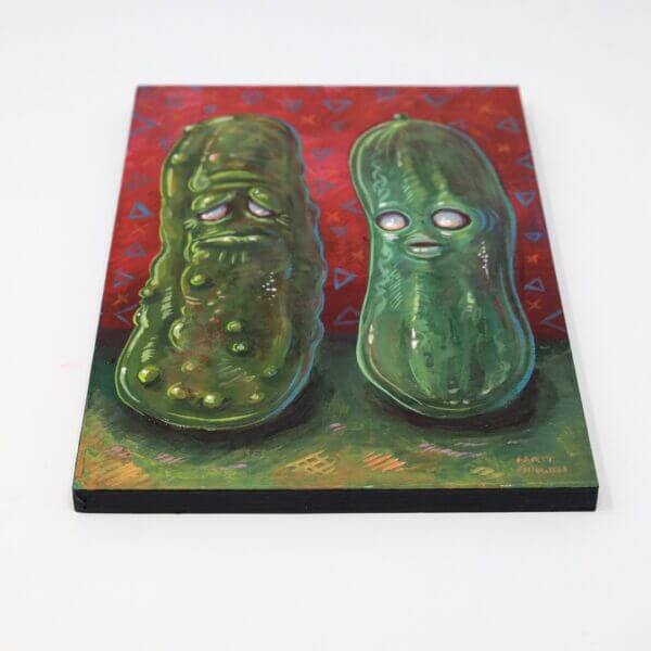 Like Pickle, Like Cucumber Painting By Matt Godwin