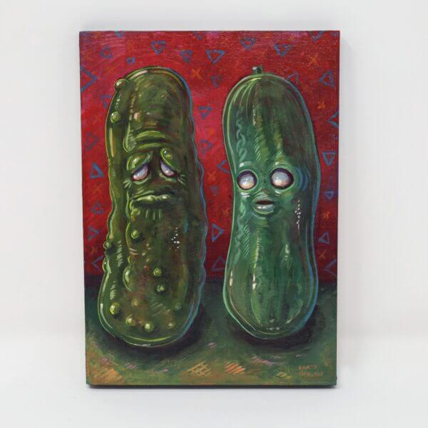 Like Pickle, Like Cucumber Painting By Matt Godwin