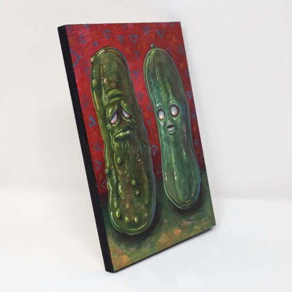 Like Pickle, Like Cucumber Painting By Matt Godwin