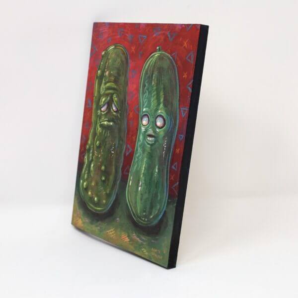 Like Pickle, Like Cucumber Painting By Matt Godwin