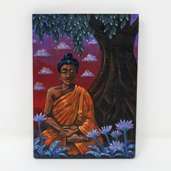 Twighlight Buddha Painting By Matt Godwin