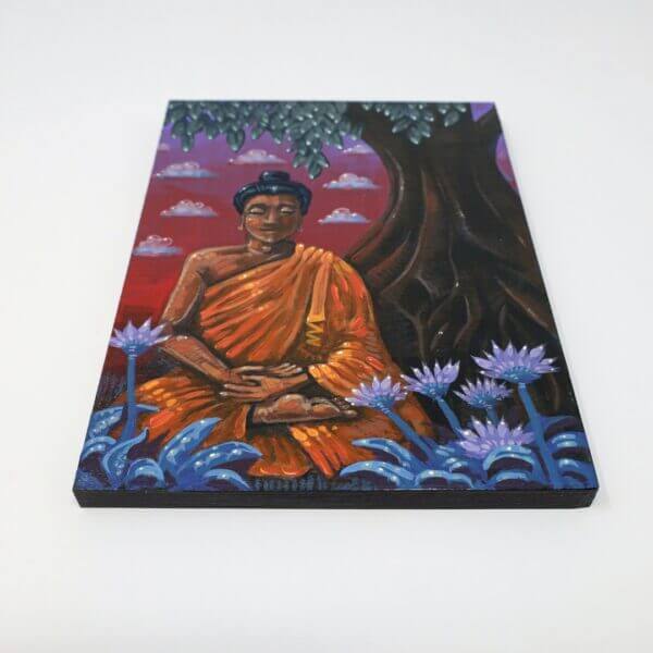 Twighlight Buddha Painting By Matt Godwin