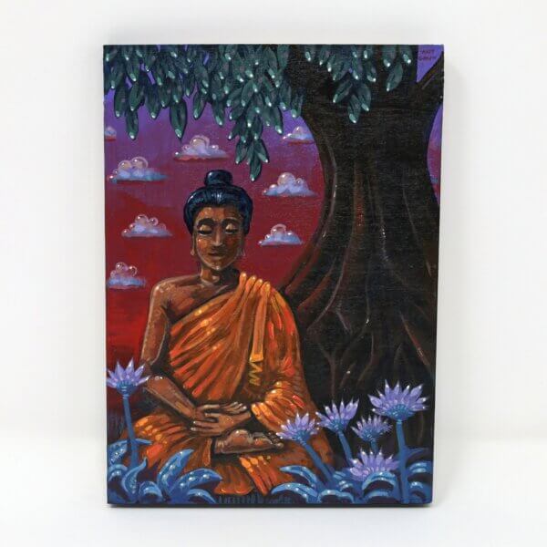 Twilight Buddha, 5"x7" - Image 2