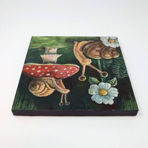 Mushroom Snails Painting By Matt Godwin