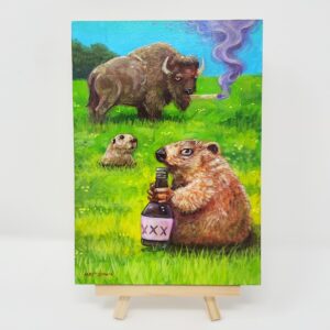 Party Animals, 5"x7"