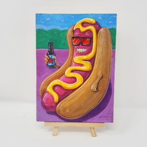 Summer Hotdog, 5"x7"