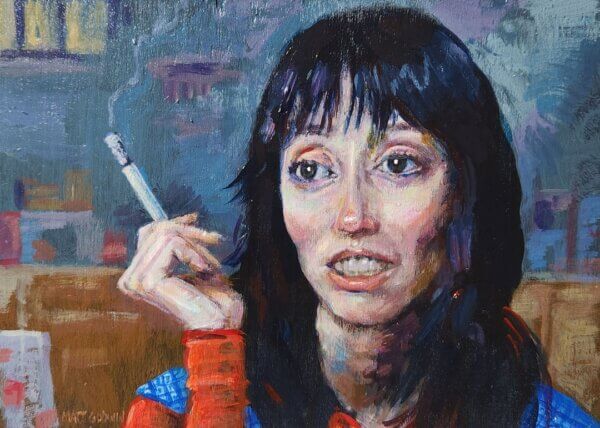 Shelley Duvall Portrait Painting by Matt Godwin