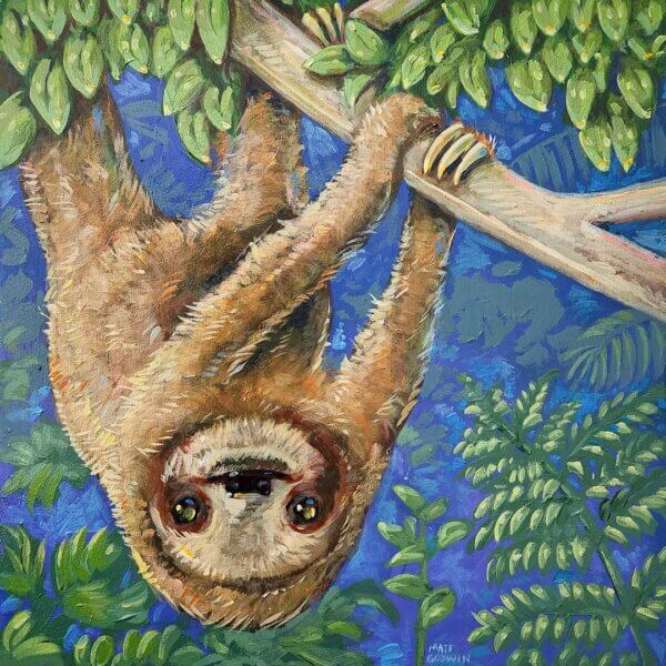 Sloth Painting by Matt Godwin