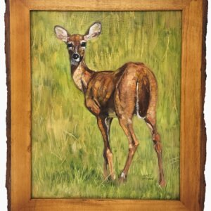 Young Deer Painting by Florida Artist Matt