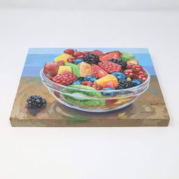 Bowl Of Fruit Painting By Matt Godwin