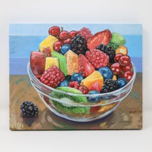 Bowl Of Fruit, 10"x8"