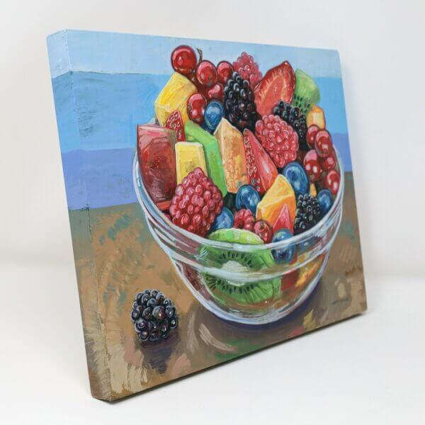 Bowl Of Fruit Painting By Matt Godwin