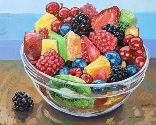 Bowl of Fruit Artwork by Matt Godwin