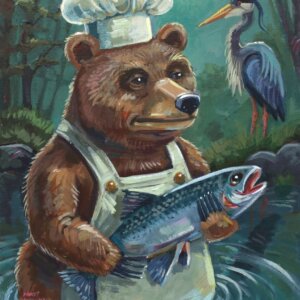 Chef Bear Artwork by Matt Godwin