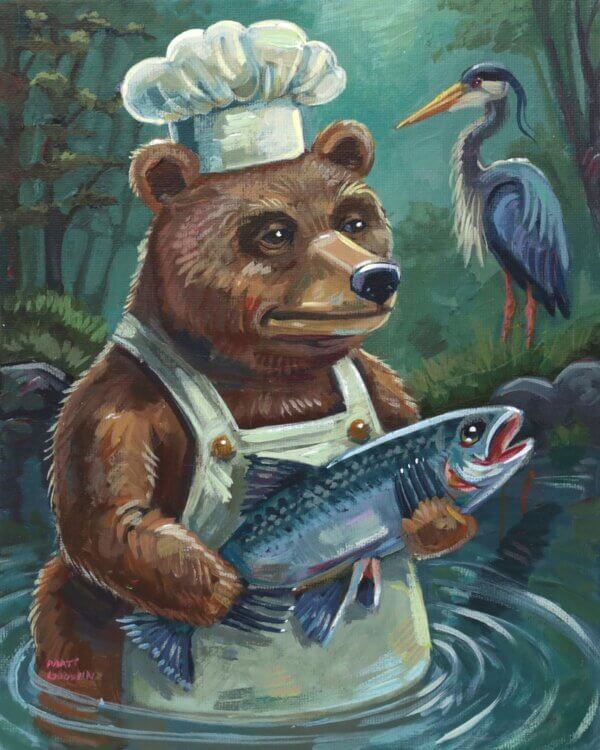 Chef Bear Artwork by Matt Godwin