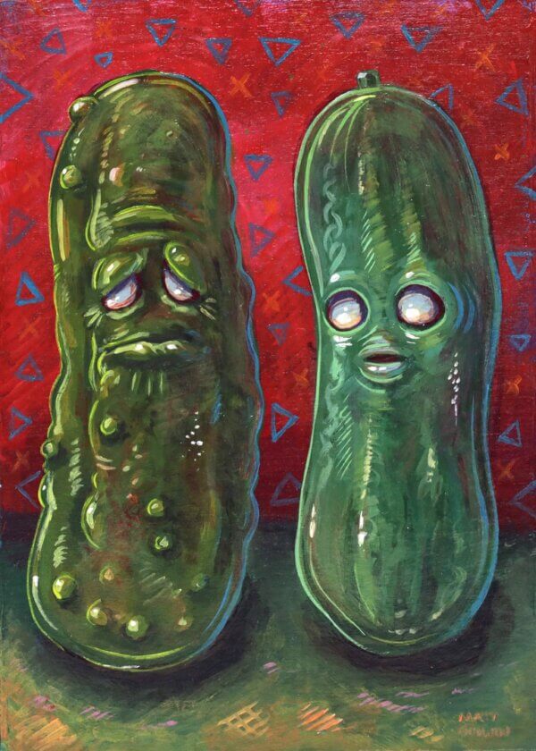 Like Pickle, Like Cucumber Artwork by Matt Godwin