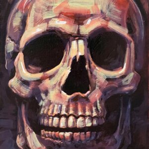 Skull Painting Artwork by Matt Godwin