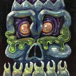 Slime Skull Artwork by Matt Godwin