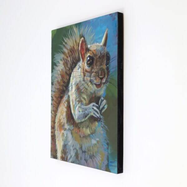 Squirrel Painting 2 Painting By Matt Godwin