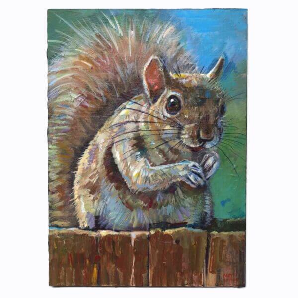 Squirrel Painting Painting By Matt Godwin