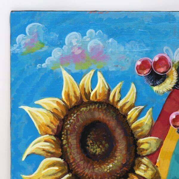 A Snail In The Garden On A Nice Day Painting By Matt Godwin