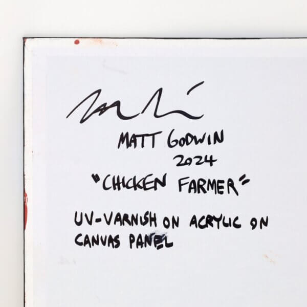 Chicken Farmer Painting By Matt Godwin