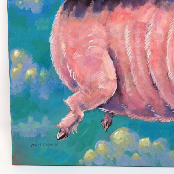 Flying Pig Painting By Matt Godwin