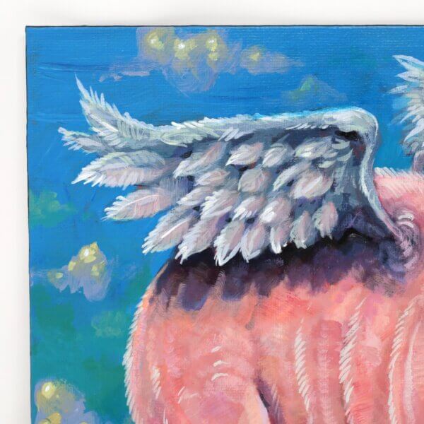 Flying Pig Painting By Matt Godwin