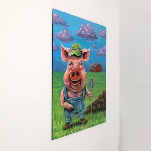 Pig Farmer Painting By Matt Godwin