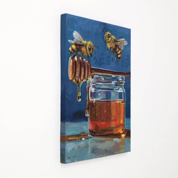 Honey Bees Painting By Matt Godwin