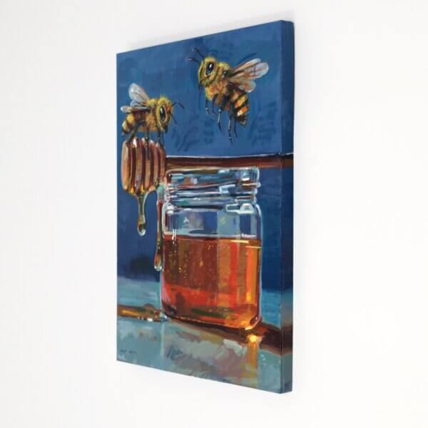 Honey Bees Painting By Matt Godwin