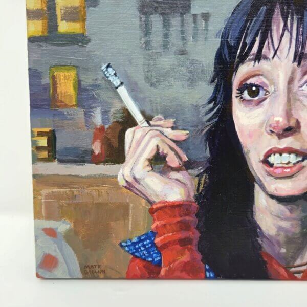 Shelley Duvall Smoking Painting By Matt Godwin