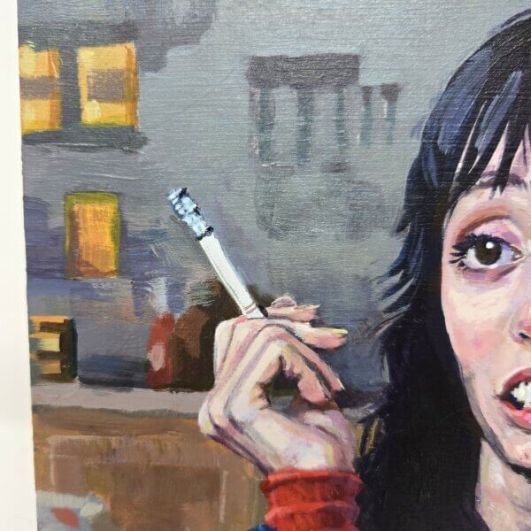 Shelley Duvall Smoking Painting By Matt Godwin