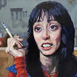 Shelley Duvall Smoking Painting By Matt Godwin