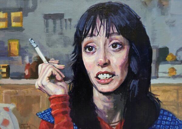 Shelley Duvall Smoking Painting By Matt Godwin