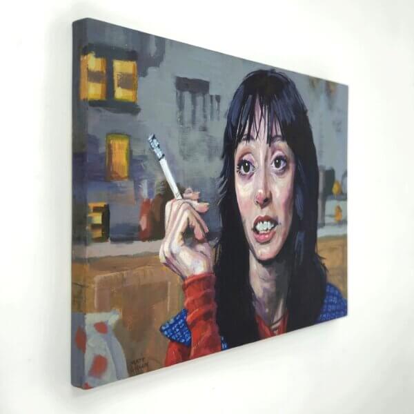 Shelley Duvall Smoking Painting By Matt Godwin