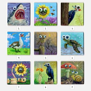 Painted Magnets by Matt Godwin
