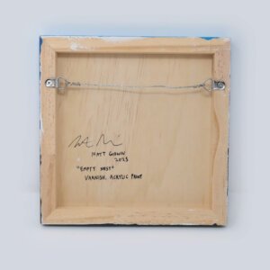 "Empty Nest" original acrylic painting on wood by Matt Godwin 8"x8"