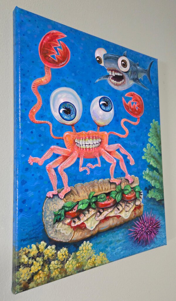 Submarine Crab With Shark Friend