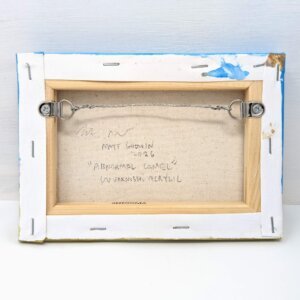 "Abnormal Camel" original acrylic painting on canvas by Matt Godwin 7"x5"